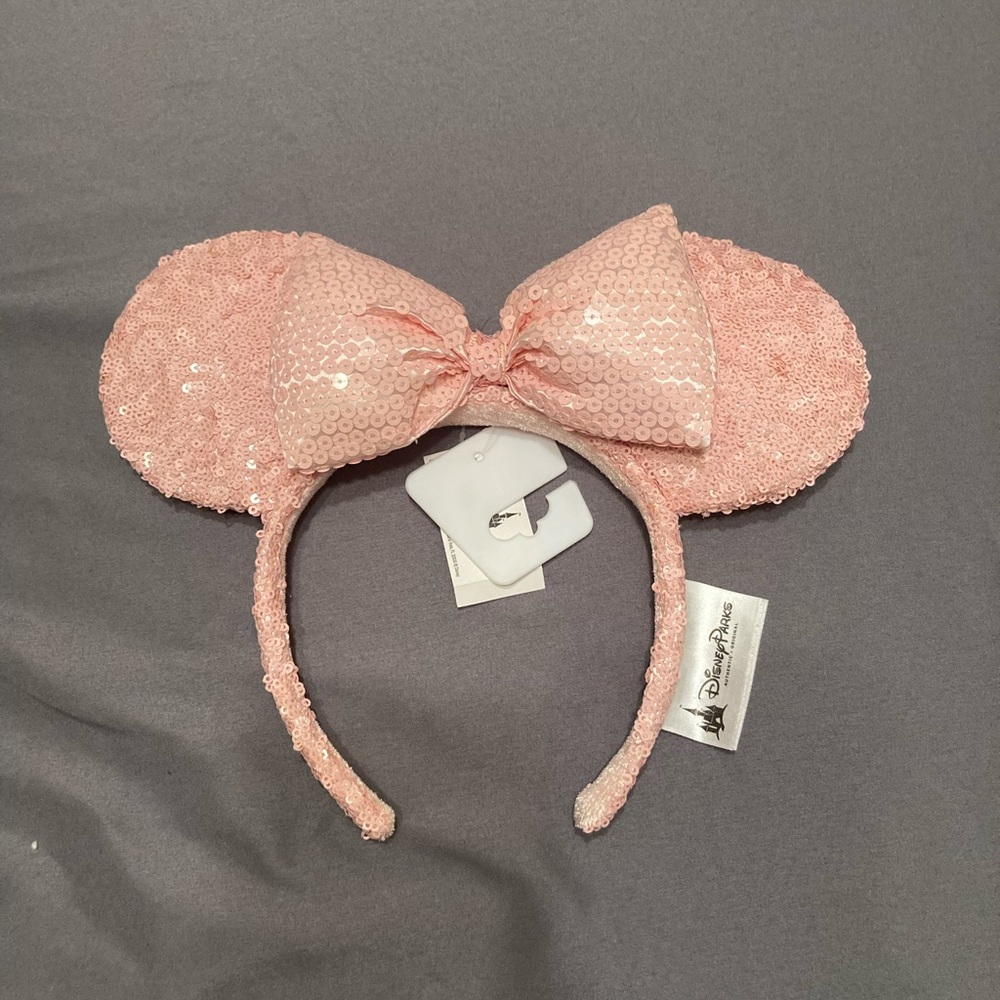 Millennial pink Mickey ears